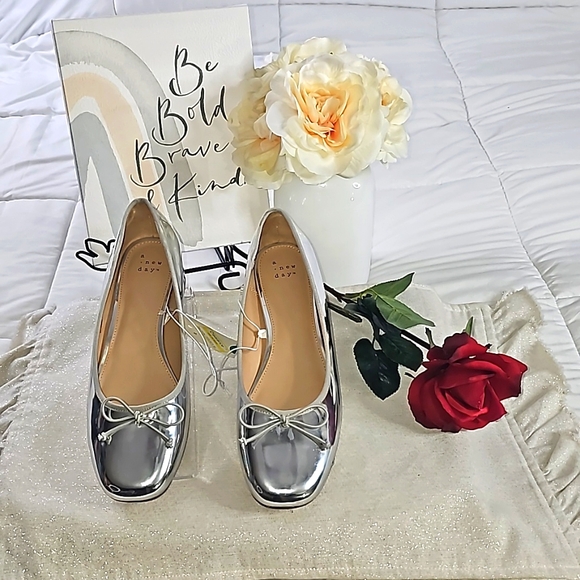 A New Day Flat Ballerina Shoes Elegant Wear Office wear Career Casual - Picture 2 of 12